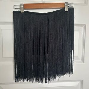 Zara fringe tube top